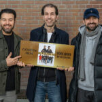 Mohamed Chaara, Jamel Aattache en Sinan Eroglu met de Gouden Film.